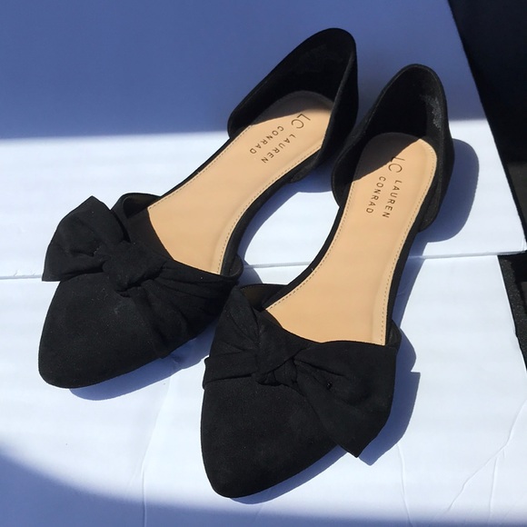 LC Lauren Conrad Shoes - (Lauren Conrad) Black flat shoes